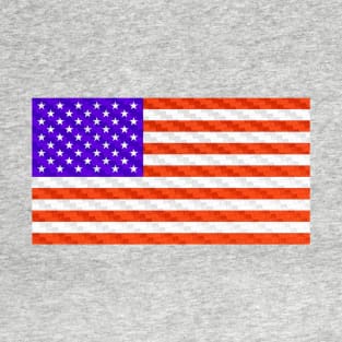 Carbon Fiber US Flag T-Shirt